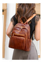 Mochila para mujer, nuevo estilo, tendencia de moda, pequeña mochila, mini, simple, ligera, de PU, temperamento, bolso de compras para mujer - details 15
