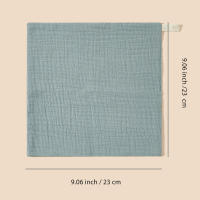 Paquete De 5 Toallas Muslin Para Bebé Pañuelos De Burp Random Color Tamaño 23x23 Fashion Unisex Edad 0-24 Meses Material Algodón - details 3