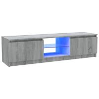 vidaXL Mueble de TV con luces LED 120x30x35,5 cm, Mueble de Salon, Mueble TV, Mueble TV salon, Mesa de TV, Mueble tele - details 6