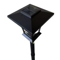 Farol LED Solar Vintage Exterior – Lámpara Solar de Pie con Luz Cálida para Jardín, Navidad y Decoración de Fiestas - Kmt Style - details 6