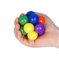 Bola De Colores Elástica Para Aliviar El Estrés Juguete Creativo Para Adultos Y Niños Bola De Succión Con Varias Esferas De Bebida Juguetes Para Morder Y Comprimir - details 1