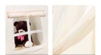 Carpa Infantil Portátil Para Interior Y Exterior Con Diseño De Torreón De Princesa Y Tipi Para Niñas Y Niños Juguete Grande Plegable - details 6