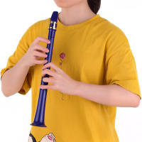 Saxofón Mini De Bolsillo C Con 11 Agujeros ABS Con Boquilla De Alto 4 Piezas De Acrílico 8 Piezas De Almohadillas Dentales 8 Piezas De Reeds Y Carteles De Dedos - details 1