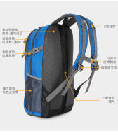 Mochila clásica de 40L para exteriores para hombre y mujer, bolso de viaje impermeable de alta calidad, Mochila deportiva informal de retales - details 17