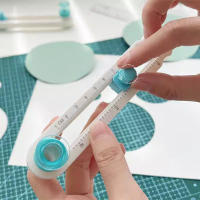 Cortador De Círculos Redondos Ajustable Herramienta De Corte Para Manualidades DIY Cortadora De Papel Multifuncional Para Creación De Fotos Y Cartas - details 1