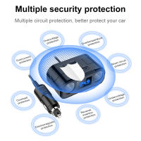 Adaptador De Cargador De Coche Con Dos Oquedades De Encendedor De Coche PD 22W QC3.0 Splitter De Encendedor De Coche ABS Y PC Con Pantalla De Voltaje Digital - details 7