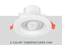 Lámpara Spot LED Inteligente Con Sensor De Movimiento PIR 5W 10W 15W 20W Para Entrada Pasillo Sala De Estar Escalera Almacén Luz De Techo Para Hogar Moderno - details 6