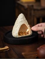 Quemador ceremonial de cerámica: para palo santo, salvia blanca y hierbas. Diseño mini chimenea, decoración de mesa. - details 5