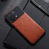 Funda De Cuero De Lujo Para Xiaomi Poco F6 pro Diseño Sencillo Cubierta Negocios Con Bolsillo Para Tarjetas Resistente Al Agua Y Arrugas - details 5
