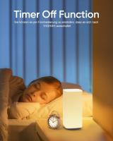 Luz Nocturna Cambiante De Color Al Tocar Con Control Remoto Luz De Escritorio Dimmable Con Apagado Por Tiempo USB Recargable Para Dormitorio - details 5