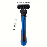 Cuchilla de Doble Filo Clásica de Maple Inoxidizable de 6 Capas - Razor de Seguridad Barato para Barba y Bigote | Marca  - details 1