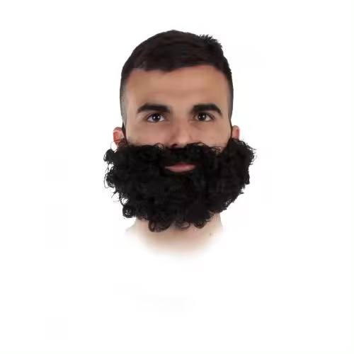 BARBA AFRO NEGRA - 1