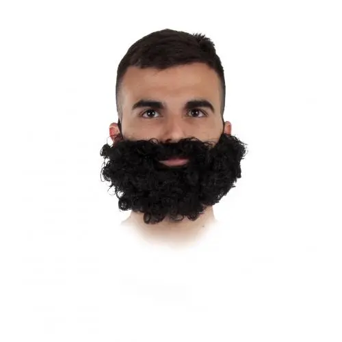 BARBA AFRO NEGRA - 1