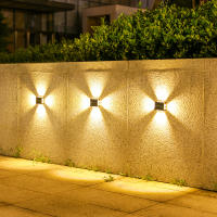 Lámpara Solar Exterior 10LED Impermeable De Cuatro Hojas De Cloaca Control De Luz Para Valla Jardín Calle Balcón 2 Pack - details 0