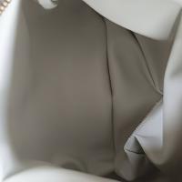 Elegante Bolso De Noche Para Mujer En Color Blanco Falso Peluche Suave Y Compacto Con Cierre De Cremallera Lining De Poliéster Perfecto Para Eventos Formales - details 5