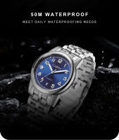 Reloj Mecánico Automático Para Hombre CADISEN 2024 39MM Acero Inoxidable Cristal De Zafiro Resistente Al Agua Con Marcadores Arábigos Y Calendario Completo Movimiento MIYOTA 8215 - details 5