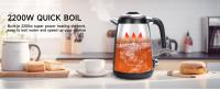 AIGOSTAR Hervidor de Agua con Regulador de Temperatura,Regulable 40°C a 100°C, con Pantalla LED（1,7 L, 2200W, Acero Inoxidable ) - details 5