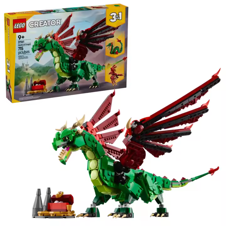 LEGO CREATOR 31161: Dragón Medieval - 1