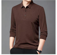 Camisa Polo Larga Con Estampado Hueco Para Hombre Estilo Coreano Moda Negocios T-Shirt De Golf Top De Poliéster Talla M-4XL - details 25