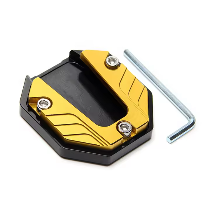 Extensor De Pies Para Scooter Moto Bicicleta Soporte Lateral Antideslizante Base Ampliada Alargada Pieza De Repuesto Para Vehículos - 1