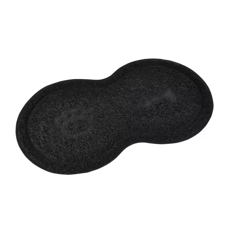 Tapetes de Comida Para Perros y Mascotas, Alfombrilla de PVC alimentación Para Gatos duradera, resistente al agua, evita que la comida se derrame en el agua - Love Story - 1