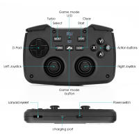 Controlador De Juego Portátil Inalámbrico Rii RK707 2.4GHz Con Teclado Y Ratón Combinación Función Turbo Para PC/Raspberry Pi2/Android TV Google/TV Mini Teclado Monocromático Con USB - details 4