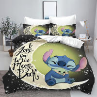 Juego De Sábanas Lilo Y Stitch 3pcs 100% Poliéster Para Niños Y Niñas Sin Relleno Diseño De Stitch Para Cama - details 3