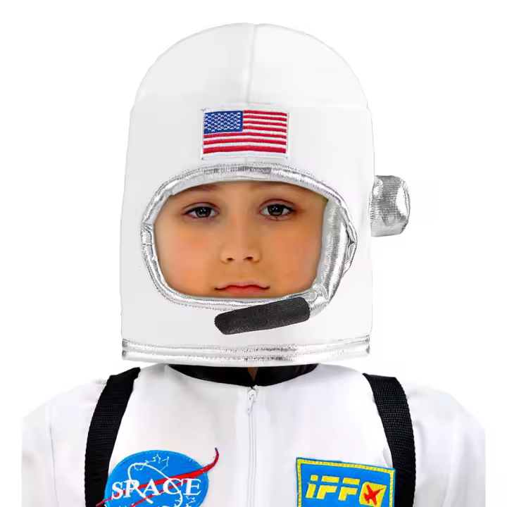 Widmann Casco Astronauta para Disfraces Infantil de Tela - Accesorio para Disfraz de Espacio - 1