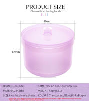Caja De Desinfección Para Uñas Con Doble Filtración Caja De Almacenamiento Para Manicura Contenedor De Limpieza Para Cepillos De Uñas - details 4