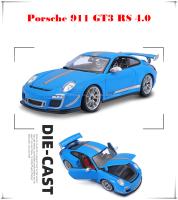 Modelo Estático Bburago 1:18 Porsche 911 GT3 RS 4.0 356B Coche De Lujo De Aleación Diecast Regalo De Colección De Vehículos - details 4