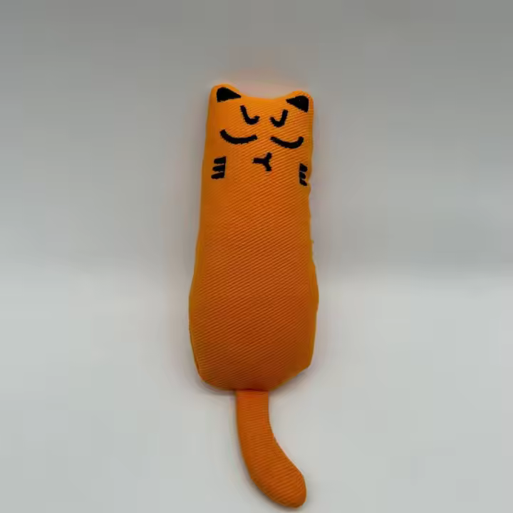 Juguete Para Gatos De Algodón Resistentes Mordedor Suave Y Relajante Con Hierba De Gato Accesorios Para Mascotas Juguete De Moler Dientes - 1