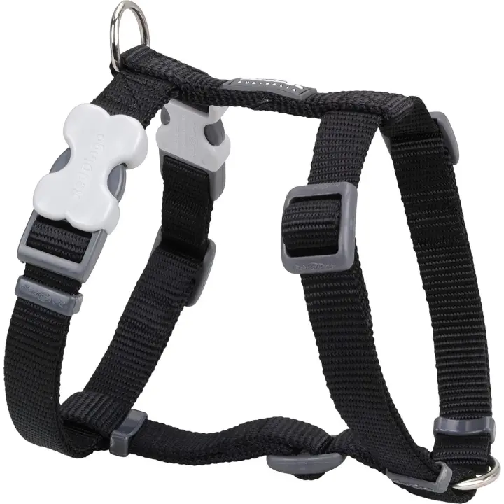 Red Dingo Petral Liso Para Perros en Negro (25-39cm) - 1