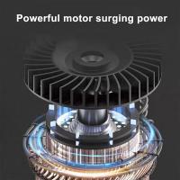 5 marchas soplador de aire eléctrico sin escobillas, 650W, soplador de hojas inalámbrico, herramienta de limpieza de polvo de nieve para batería Makita de 18V, Con 1 batería - details 2