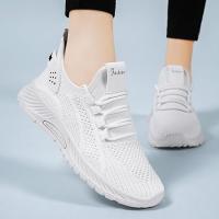 Tenis casuales para mujer: zapatos de malla ligeros y transpirables para caminar, trabajar y viajar, suela antideslizante, calzado cómodo para uso diario - details 3