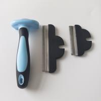 Peine Para Perros Y Gatos Desenredo De Pelo Herramienta De Peluquería Para Mascotas Cepillo Con Combs Desmontable Para Aparato De Corte - details 1