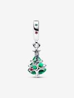 Pandora - Charm Colgante de árbol de Navidad brilliant-Plata de Lei - details 0