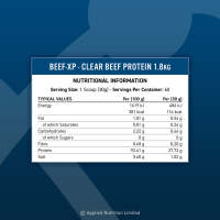 BEEF-XP Clear Beef Protein Isolate 1.8kg (60 Servings) Applied Nutrition Ltd Protein - details 0
