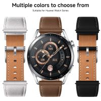 Correa De Cuero Suave Para Huawei Watch GT 5 46mm WATCH 5 pro GT 3 GT2 pro 46mm Buds Band Reemplazo De Pulsera Compatible Con Hombres Y Mujeres - details 8