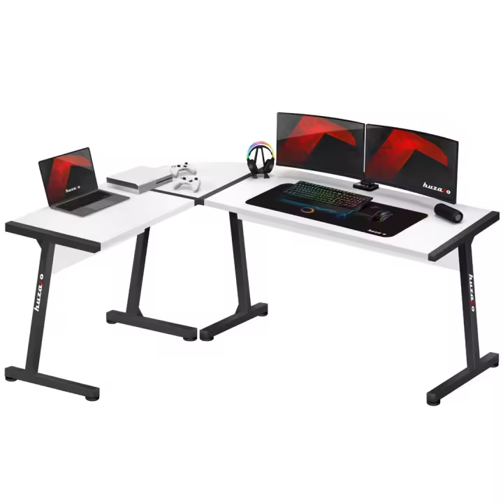 Huzaro Escritorio de Juego HUZARO Hero 6.0 Negro | Ergonómico y Espacioso - 1