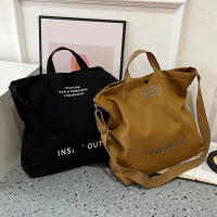 Bolso De Hombro Para Mujer De Lona De Alta Calidad 2023 Bolsa De Compras Estudiantes Bolso De Libros De Algodón Gran Tote Para Niñas Monedero - details 16
