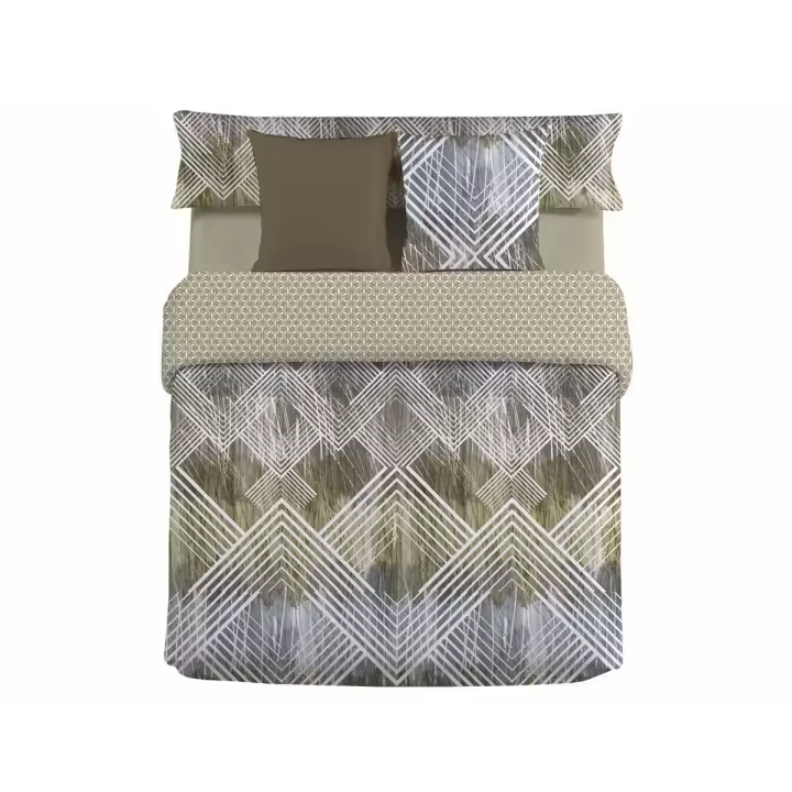 Funda Nórdica Pierre Cardin SCOTT Beige 144 Hilos 150 x 230 cm - 1
