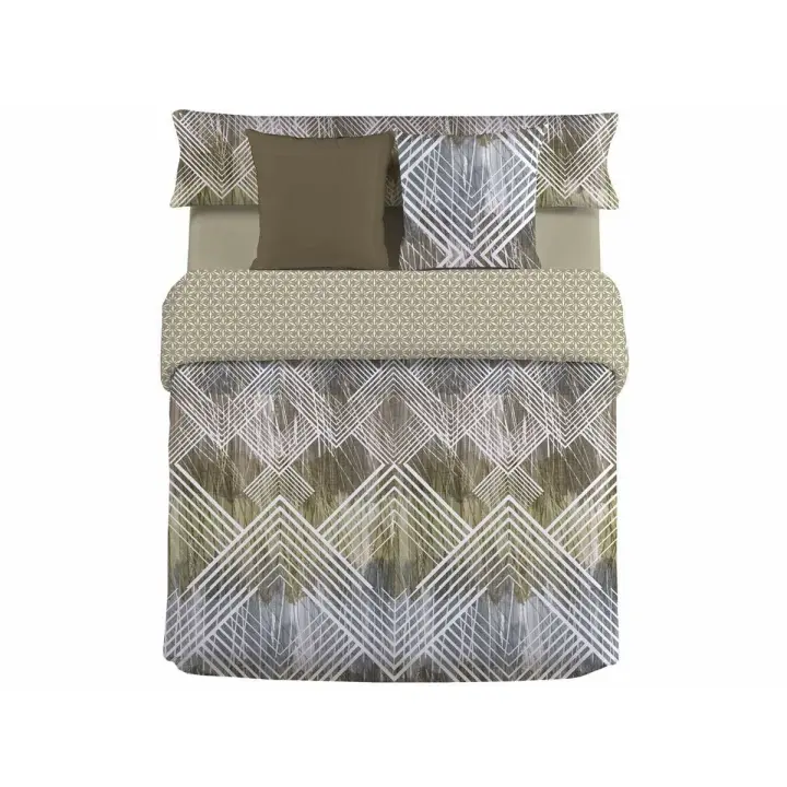 Funda Nórdica Pierre Cardin SCOTT Beige 144 Hilos 150 x 230 cm - 1