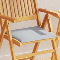 vidaXL Cojines de asiento de jardín cuadrados 2 uds taupe 45x45x2 cm en color Taupé/Crema/Antracita y más | acolchados duraderos para sofás de jardín terraza exterior - details 3