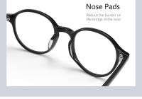 Gafas De Computadora Unisex Ultraligera De Acrílico Bloqueo De Luz Azul Estilo Óptico Moda Pantalla Circular Polímero De Carbono - details 6
