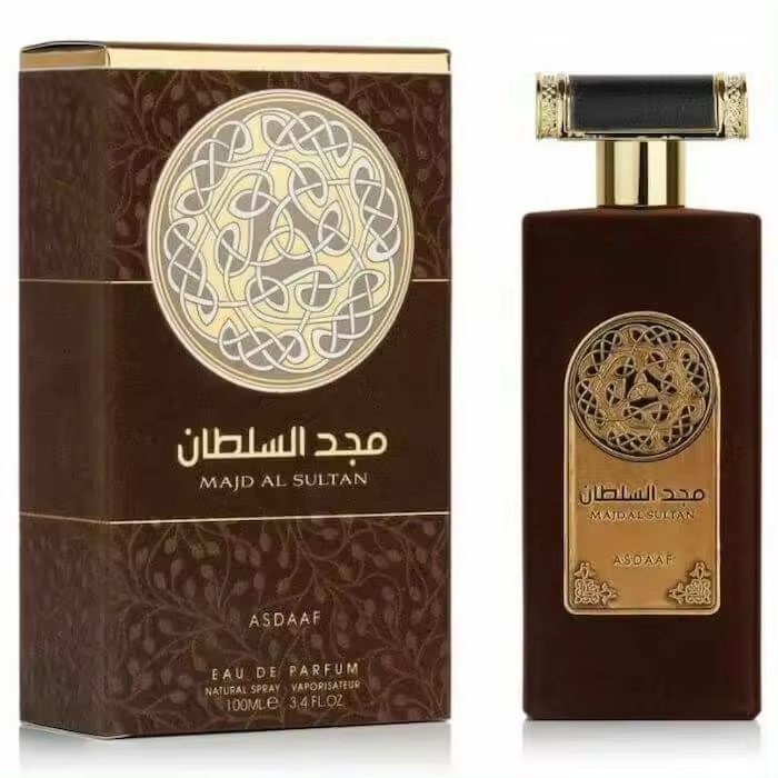 Perfume árabe de hombre MAJD AL SULTAN Asdaaf 100ml,Fragancia masculina De larga duración De noche De día Para ocasiones especiales Ligero Sutil NOVEDAD - 1