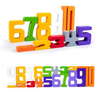 Bloques De Construcción De Números Madera Montessori Juguete Educativo Para Bebés Equilibrio Matemático Juguetes Naturales Para Niños - details 2