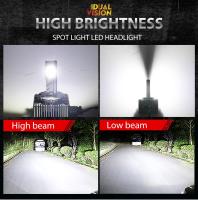 Faros LED Bualvision D1S 70W 40000LM CSP Chip 6000K Blanco Plug And Play Para Coches Universales 12V D3S D2S D1R D2R D3R - details 5