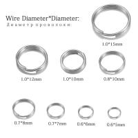 Anillos De Salto Dobles Abiertos De Acero Inoxidable 5-15mm Para DIY Conectores De Anillos Dobles Para La Fabricación De Joyas 50/100pcs - details 3