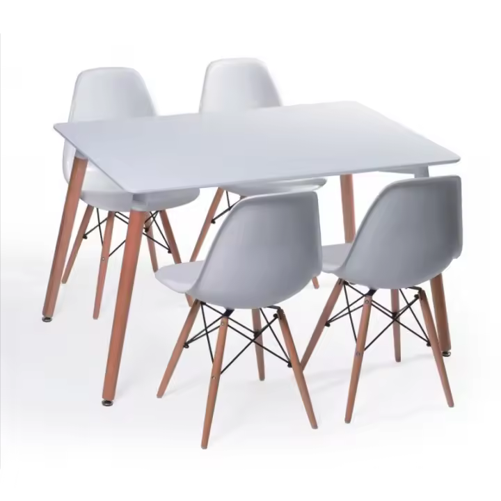 Mesa de Comedor Nordek Rectangular Blanca 120cm - Hogardecora - Envío Gratuito - 1