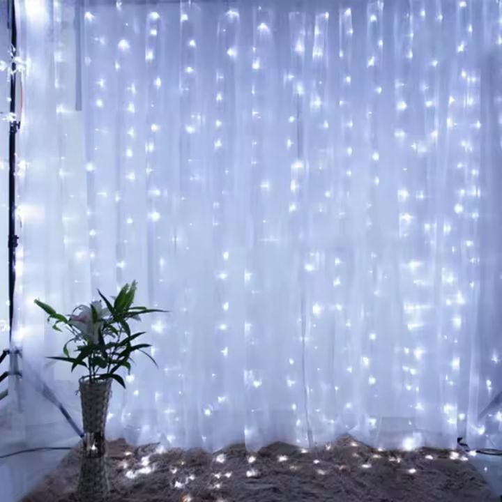 Guirnalda De Luces Faeir Para Decoración Navideña Y Bodas LED Decoración De Hogar Y Fiesta Regalo De Navidad EID Mubarak - 1